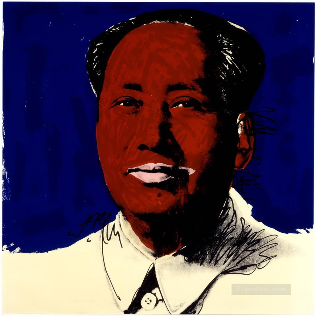 Mao Zedong 4 POP Artists Oil Paintings